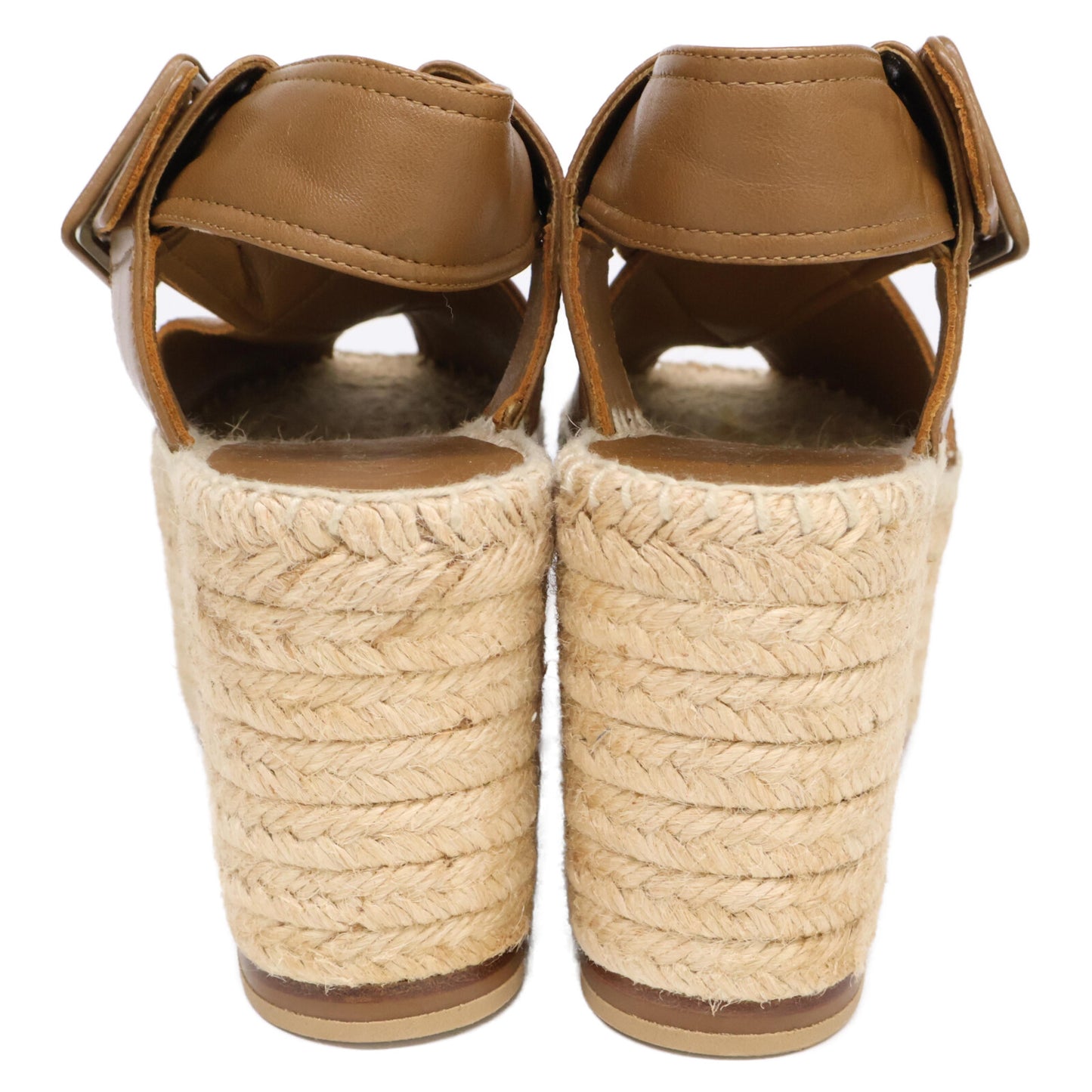 CELINE セリーヌ 【美品】オープントゥ エスパドリーユ ウェッジソール サンダル シューズ 34