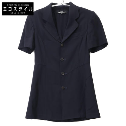 tricotCOMMEdesGARCONS トリココムデギャルソン ﾈｲﾋﾞｰ TJ-11010M ｳｰﾙ100 ｼﾞｬｹｯﾄ ジャケット M