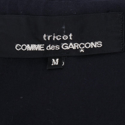 tricotCOMMEdesGARCONS トリココムデギャルソン ﾈｲﾋﾞｰ TJ-11010M ｳｰﾙ100 ｼﾞｬｹｯﾄ ジャケット M