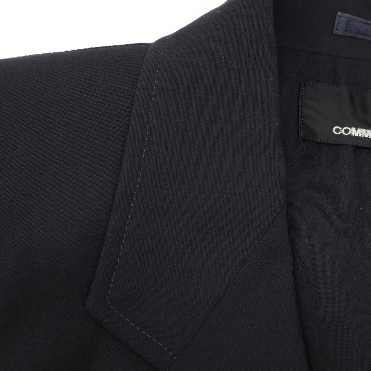 tricotCOMMEdesGARCONS トリココムデギャルソン ﾈｲﾋﾞｰ TJ-11010M ｳｰﾙ100 ｼﾞｬｹｯﾄ ジャケット M