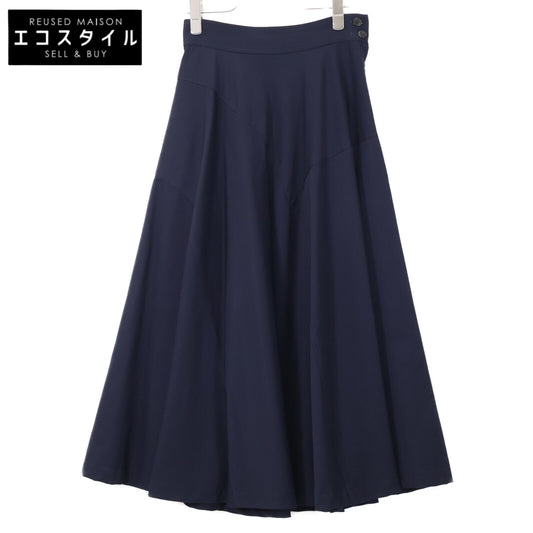 tricotCOMMEdesGARCONS トリココムデギャルソン ﾈｲﾋﾞｰ TS-11001M ｳｰﾙ100 ｽｶｰﾄ スカート M