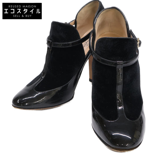 Valentino Garavani ヴァレンティノガラヴァーニ ブーティー ベロア シューズ 36