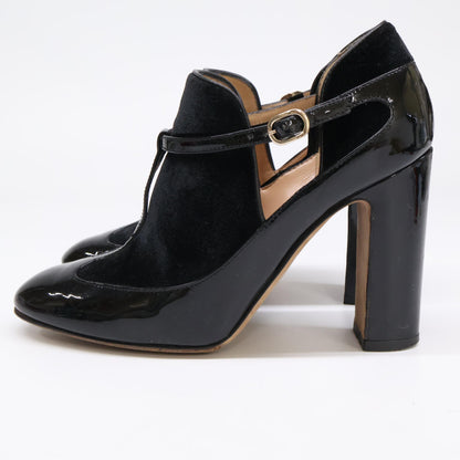 Valentino Garavani ヴァレンティノガラヴァーニ ブーティー ベロア シューズ 36