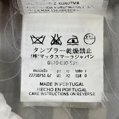 SPORTMAX スポーツマックス 国内正規 ギンガムチェック ノースリーブ フレア シャツ ワンピース 38