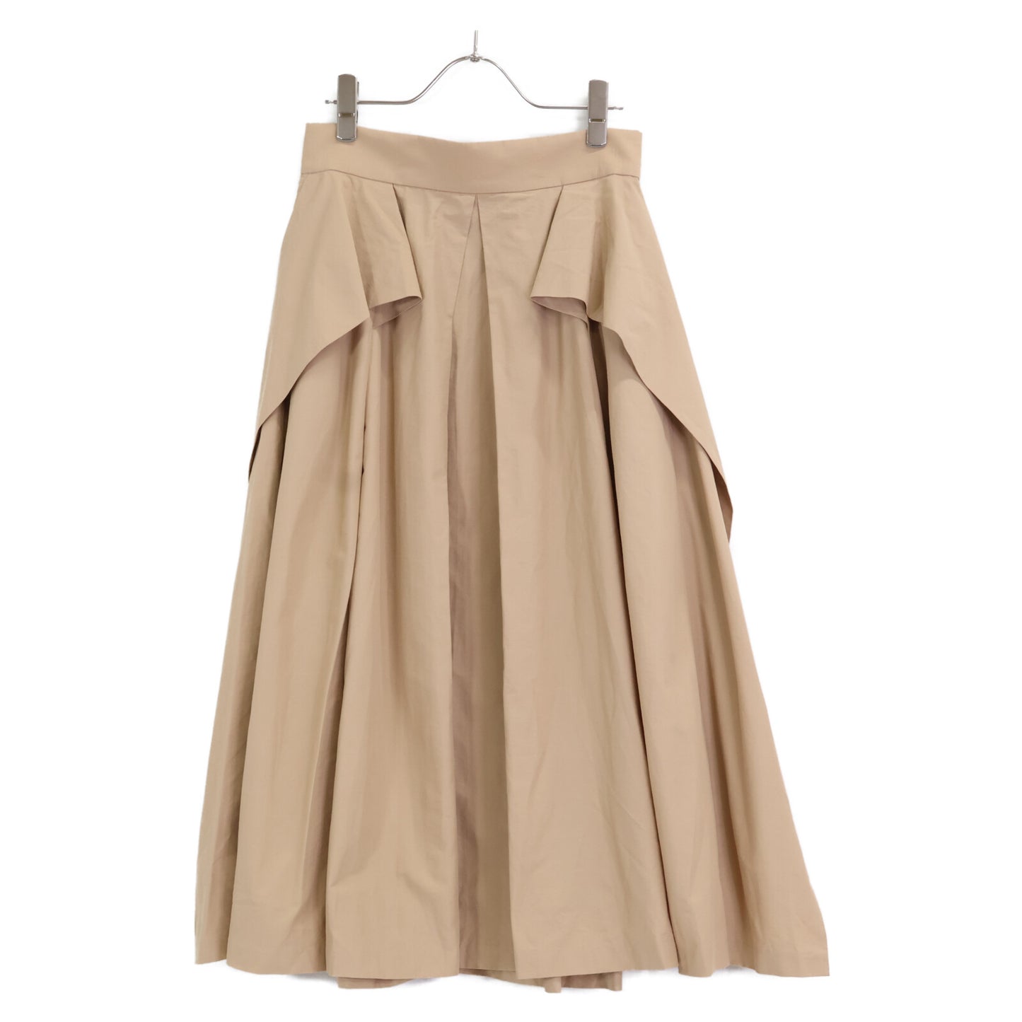 ADORE アドーア 23SS ﾌﾞﾗｳﾝ ｺｯﾄﾝﾅｲﾛﾝｸﾞﾛｸﾞﾗﾝｽｶｰﾄ スカート 36