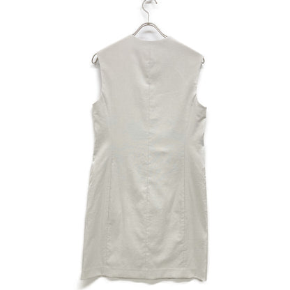 Theory セオリー 23年 SEAM VT STRETCH OXFORD リネン混ロングジレ ベスト 2