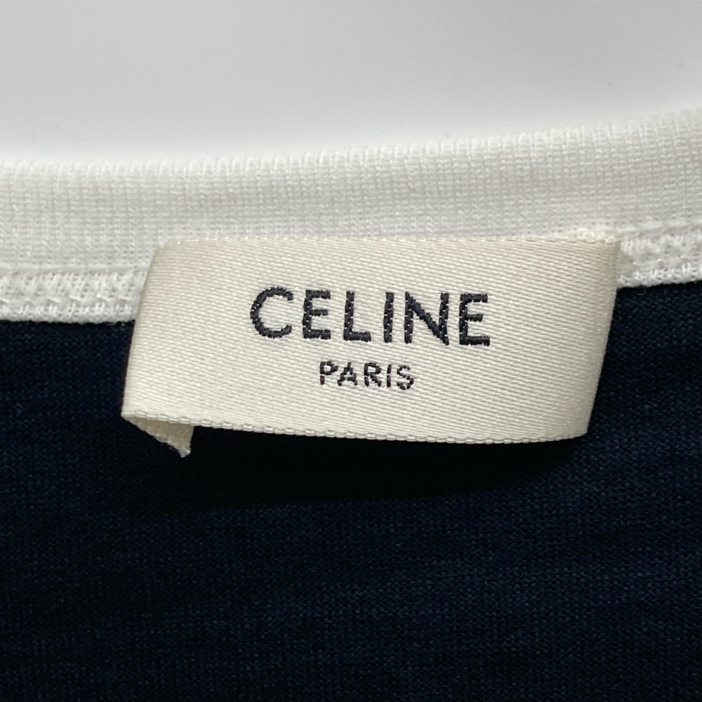 CELINE セリーヌ ﾌﾞﾗｯｸ 2X872671Q.38AW ﾄﾘｵﾝﾌ Tｼｬﾂ トップス XS