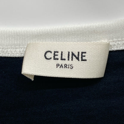 CELINE セリーヌ ﾌﾞﾗｯｸ 2X872671Q.38AW ﾄﾘｵﾝﾌ Tｼｬﾂ トップス XS
