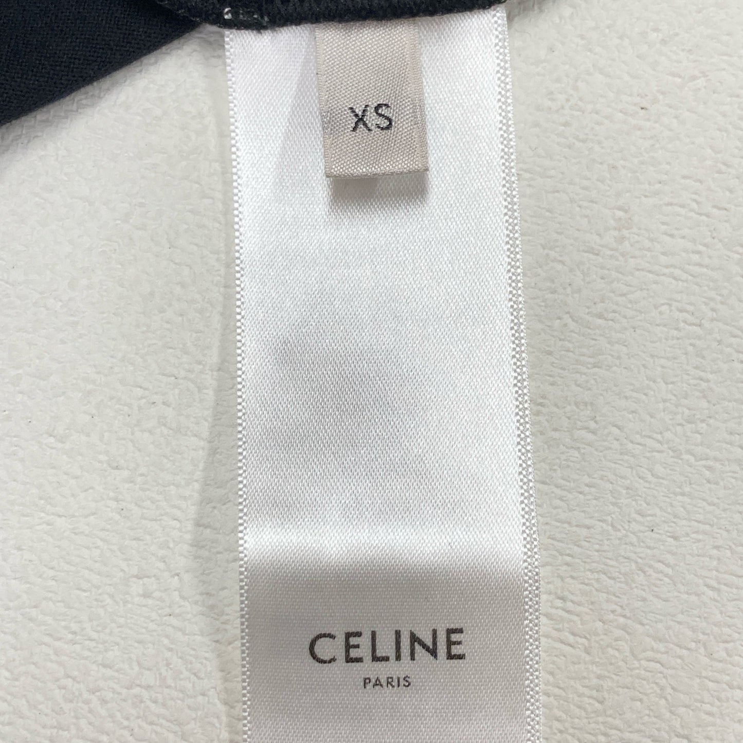 CELINE セリーヌ ﾌﾞﾗｯｸ 2X872671Q.38AW ﾄﾘｵﾝﾌ Tｼｬﾂ トップス XS