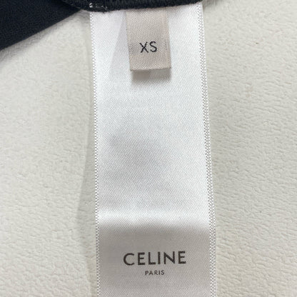 CELINE セリーヌ ﾌﾞﾗｯｸ 2X872671Q.38AW ﾄﾘｵﾝﾌ Tｼｬﾂ トップス XS