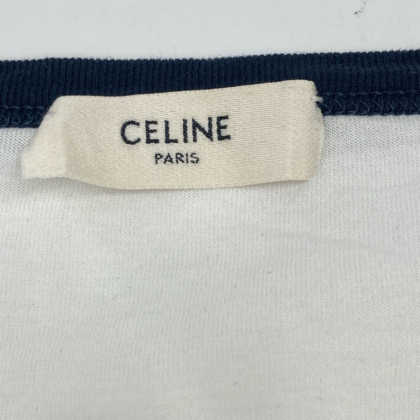 CELINE セリーヌ ﾎﾜｲﾄ 2X45M671Q.01NB Tｼｬﾂ トップス XL
