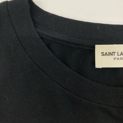 SAINT LAURENT PARIS サンローランパリ ﾌﾞﾗｯｸ 631800 ｸﾞﾗﾌｨｯｸﾌﾟﾘﾝﾄ Tｼｬﾂ トップス XL