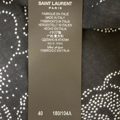 SAINT LAURENT PARIS サンローランパリ 21年製 686551　花柄　ﾚｰﾖﾝｼｬﾂ トップス 40
