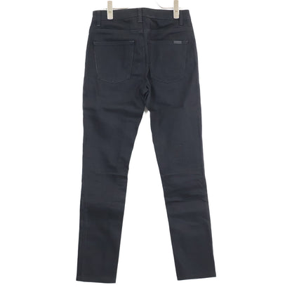 SAINT LAURENT PARIS サンローランパリ 638265 ﾌﾞﾗｯｸ ｽｷﾆｰﾃﾞﾆﾑﾊﾟﾝﾂ ボトムス 26