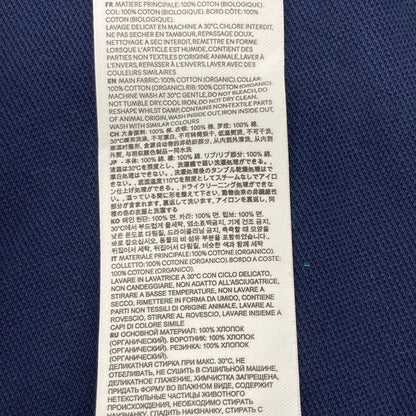 AMI PARIS アミパリス ﾈｲﾋﾞｰ ﾎﾜｲﾄﾛｺﾞ ﾎﾟﾛｼｬﾂ トップス L