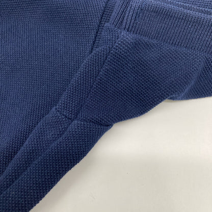 AMI PARIS アミパリス ﾈｲﾋﾞｰ ﾎﾜｲﾄﾛｺﾞ ﾎﾟﾛｼｬﾂ トップス L