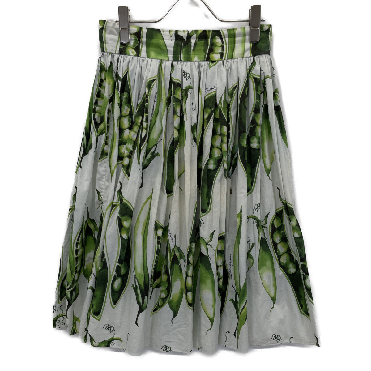 DOLCE&GABBANA ドルチェアンドガッバーナ さやえんどう ﾌﾟﾘｰﾂｽｶｰﾄ スカート 40