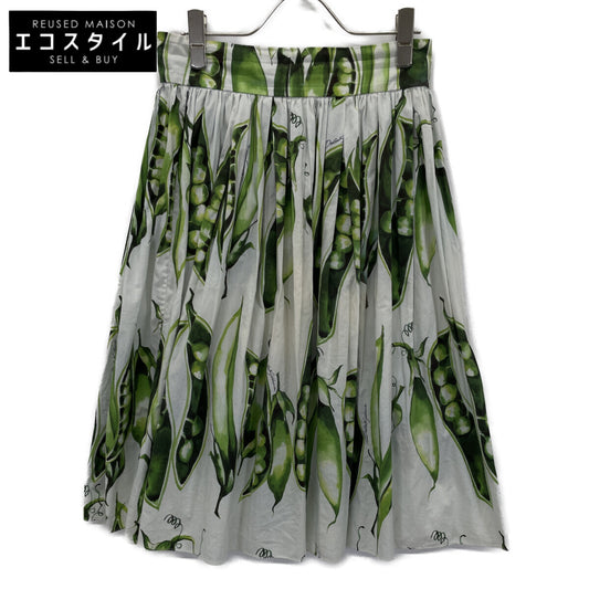 DOLCE&GABBANA ドルチェアンドガッバーナ さやえんどう ﾌﾟﾘｰﾂｽｶｰﾄ スカート 40