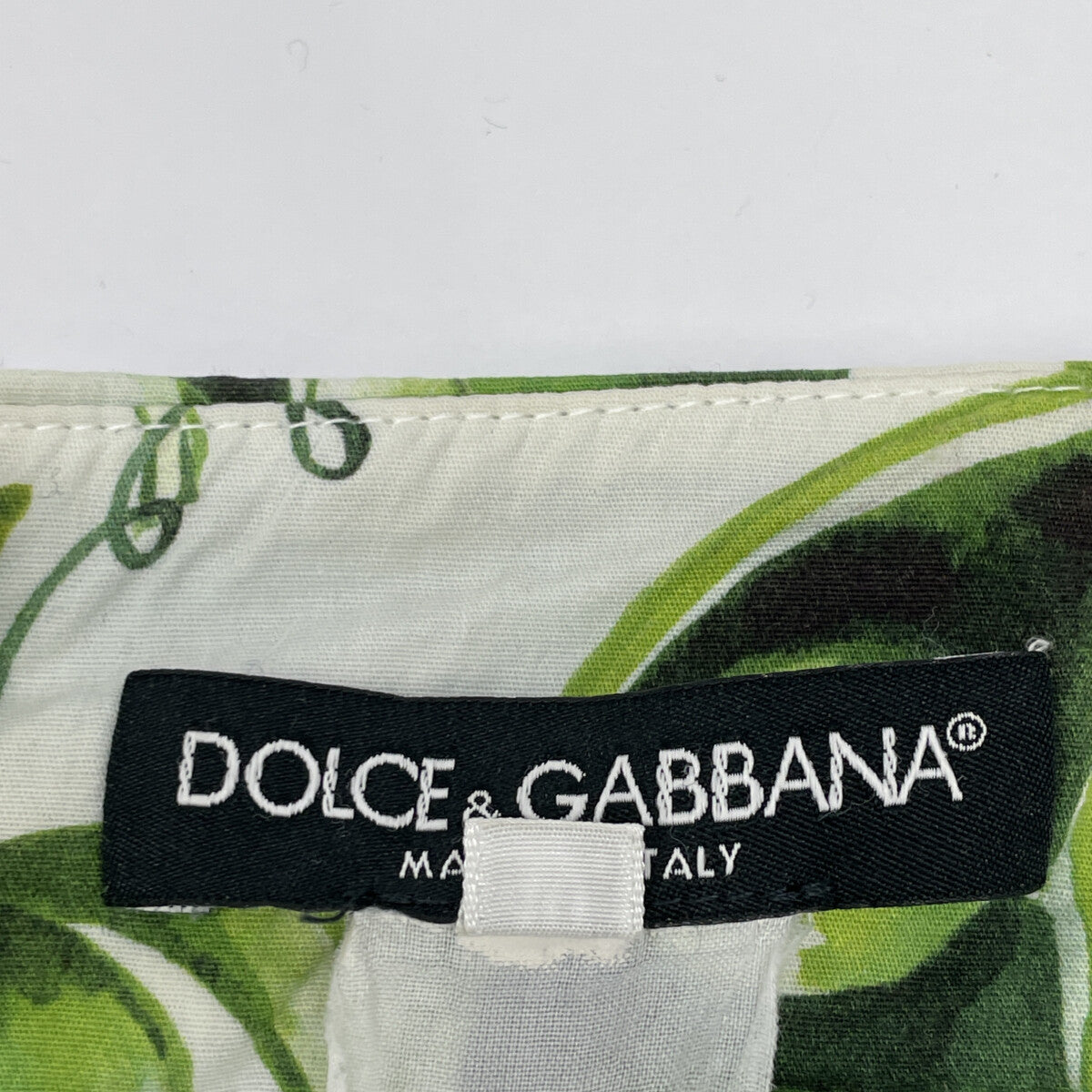 DOLCE&GABBANA ドルチェアンドガッバーナ さやえんどう ﾌﾟﾘｰﾂｽｶｰﾄ スカート 40