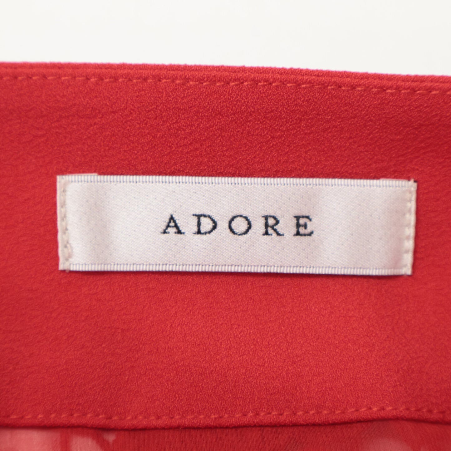 ADORE アドーア ﾚｯﾄﾞ 531-9120402 ﾌﾟﾘｰﾂﾌﾗﾜｰﾚｰｽ ｽｶｰﾄ スカート 36