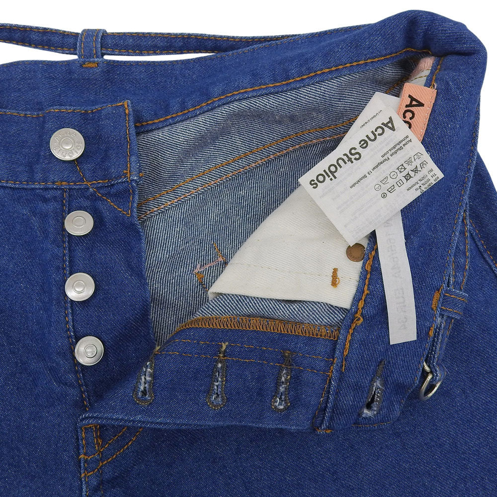 ACNE STUDIOS アクネ ストゥディオズ 2004 FN UNIFORM LH AGUELL BLUE デニム ボトムス レディース ブルー 34 ボトムス 34