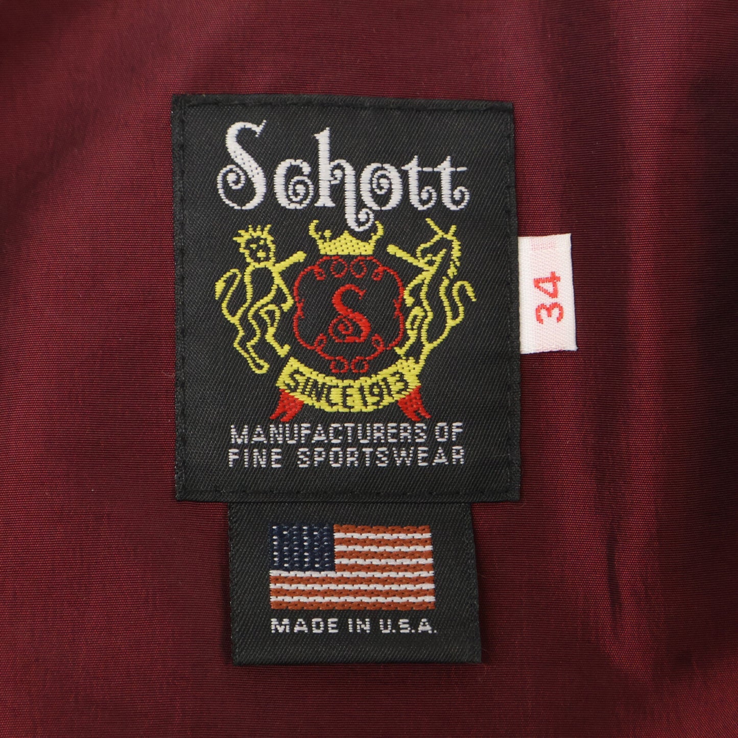 SCHOTT ショット 641XX ｼﾝｸﾞﾙﾗｲﾀﾞｰｽｼﾞｬｹｯﾄ ジャケット 34