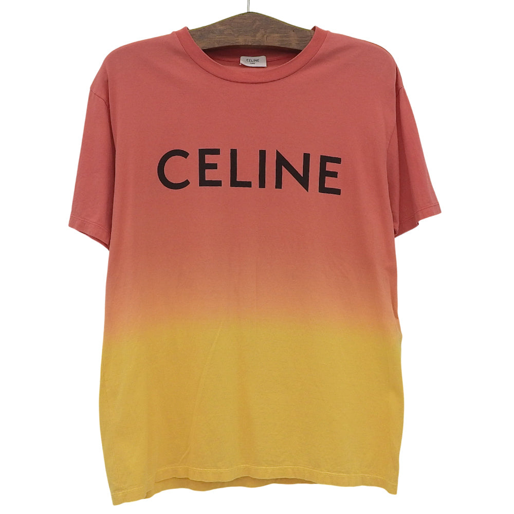 CELINE セリーヌ グラデーション ロゴTシャツ トップス メンズ マルチカラー XS 2X681731Y トップス XS