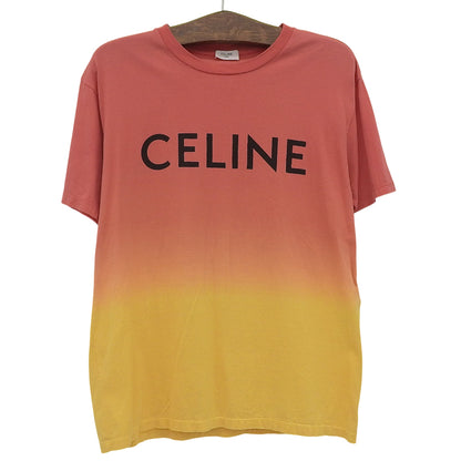 CELINE セリーヌ グラデーション ロゴTシャツ トップス メンズ マルチカラー XS 2X681731Y トップス XS