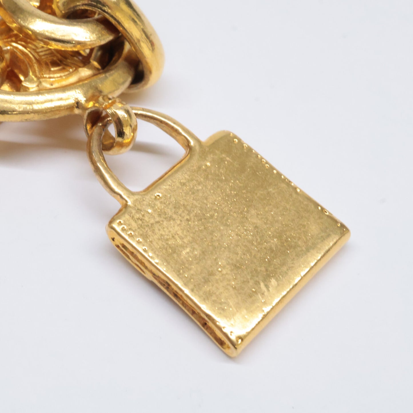 CELINE セリーヌ バッグモチーフチャーム マカダム ブレスレット