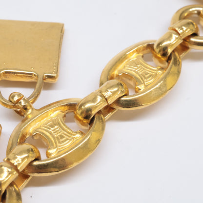 CELINE セリーヌ バッグモチーフチャーム マカダム ブレスレット