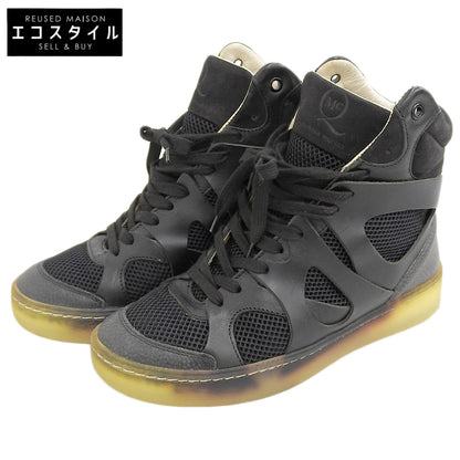 Alexander McQueen アレキサンダーマックイーン ×puma　レザー ハイカット スニーカー シューズ レディース 黒 ブラック 23cm シューズ 4(UK)