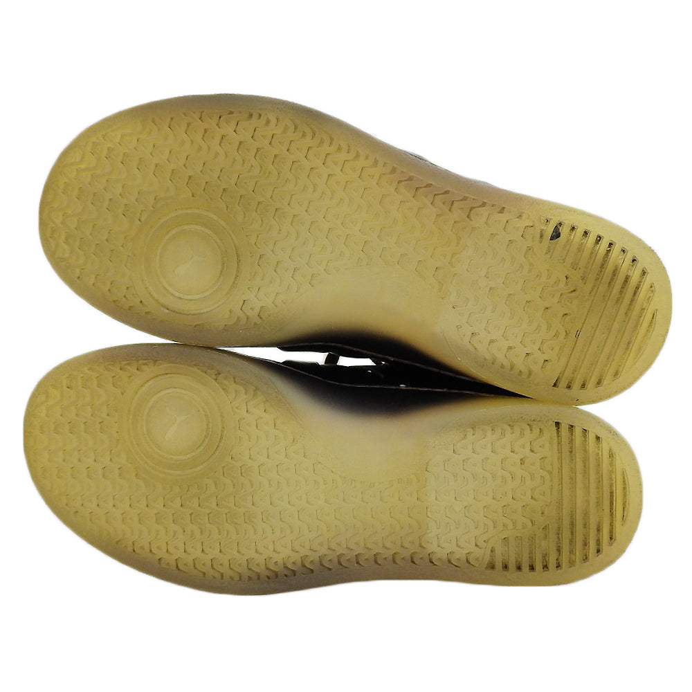 Alexander McQueen アレキサンダーマックイーン ×puma　レザー ハイカット スニーカー シューズ レディース 黒 ブラック 23cm シューズ 4(UK)