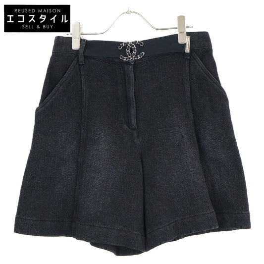 CHANEL シャネル 19年 ベルト一体 ショートパンツ ボトムス 38