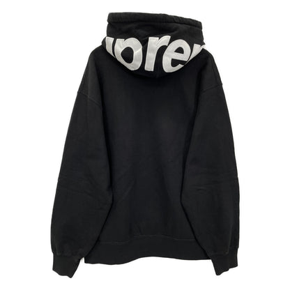 Supreme シュプリーム ﾌﾞﾗｯｸ ﾌﾟﾙｵｰﾊﾞｰ ﾊﾟｰｶｰ トップス L