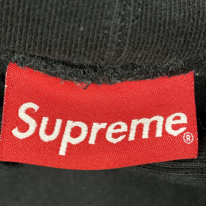 Supreme シュプリーム ﾌﾞﾗｯｸ ﾌﾟﾙｵｰﾊﾞｰ ﾊﾟｰｶｰ トップス L