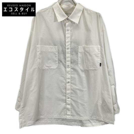 WTAPS ダブルタップス 24AW ﾎﾜｲﾄ 242CWDT-SHM02 Repo LS CTPL Broadcloth ﾛﾝｸﾞｽﾘｰﾌﾞ ﾌﾞﾛｰﾄﾞｸﾛｽ ｼｬﾂ 長袖ｼｬﾂ トップス 04