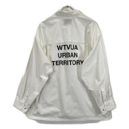 WTAPS ダブルタップス 24AW ﾎﾜｲﾄ 242CWDT-SHM02 Repo LS CTPL Broadcloth ﾛﾝｸﾞｽﾘｰﾌﾞ ﾌﾞﾛｰﾄﾞｸﾛｽ ｼｬﾂ 長袖ｼｬﾂ トップス 04