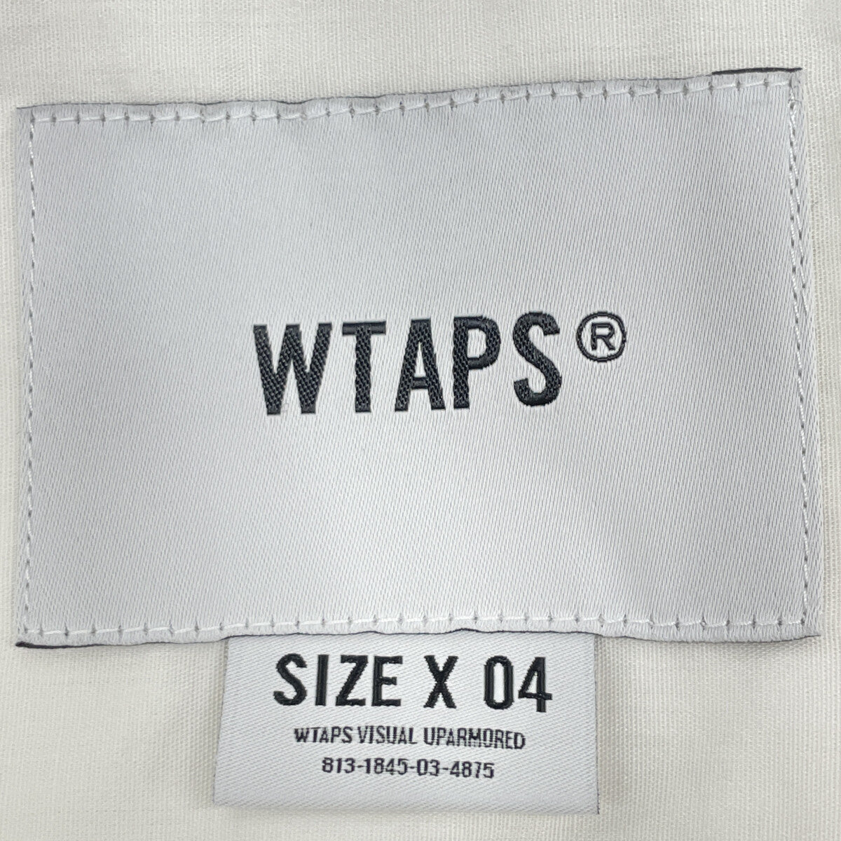 WTAPS ダブルタップス 24AW ﾎﾜｲﾄ 242CWDT-SHM02 Repo LS CTPL Broadcloth ﾛﾝｸﾞｽﾘｰﾌﾞ ﾌﾞﾛｰﾄﾞｸﾛｽ ｼｬﾂ 長袖ｼｬﾂ トップス 04