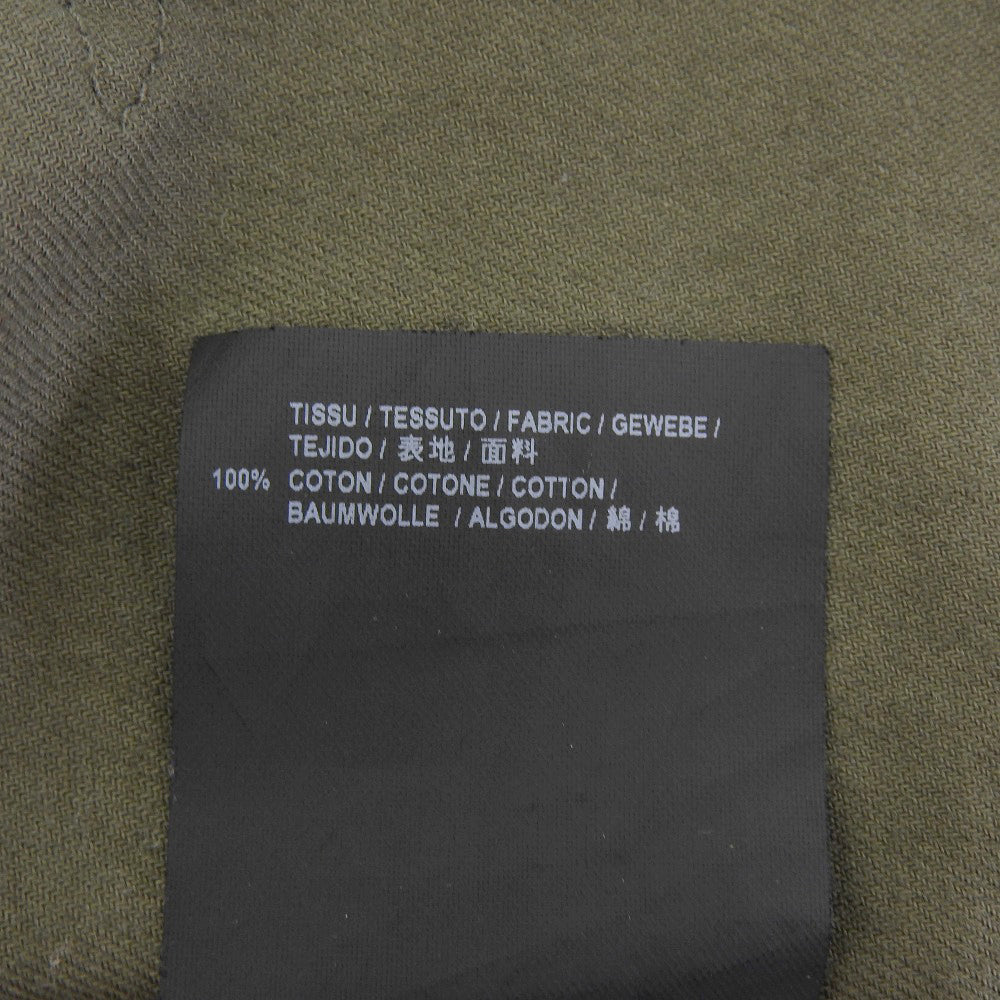 SAINT LAURENT PARIS サンローランパリ コットン 長袖シャツ トップス メンズ カーキ S 483073 トップス S