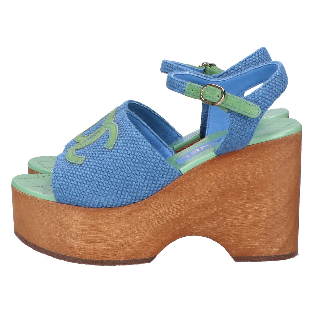 CHANEL シャネル 新品同様 G45555 厚底 サンダル 36