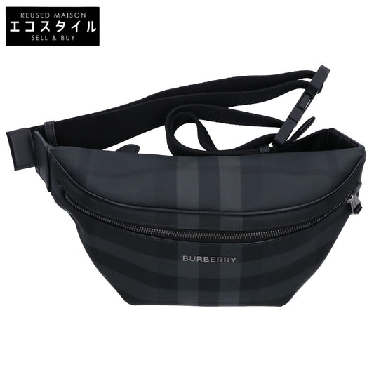 BURBERRY バーバリー 【新品】8073267 CASON ケーソン チャコールチェック ベルトバッグ/ ウエストバッグ