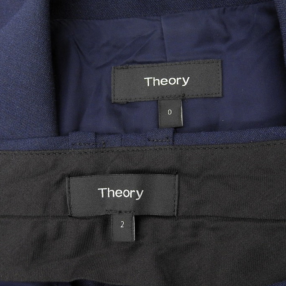Theory セオリー 美品 スーツ セットアップ レディース ネイビー 0 1 21SS スーツ セットアップ 0