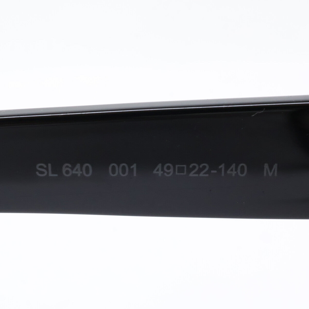 SAINT LAURENT PARIS サンローランパリ SL640 001 度入りレンズ スクエアシェイプ サングラス 49□22-140