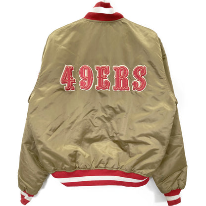 STARTER スターター 90's USA製 NFL 49ERS スタジャン ジャケット L