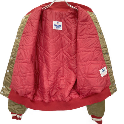 STARTER スターター 90's USA製 NFL 49ERS スタジャン ジャケット L