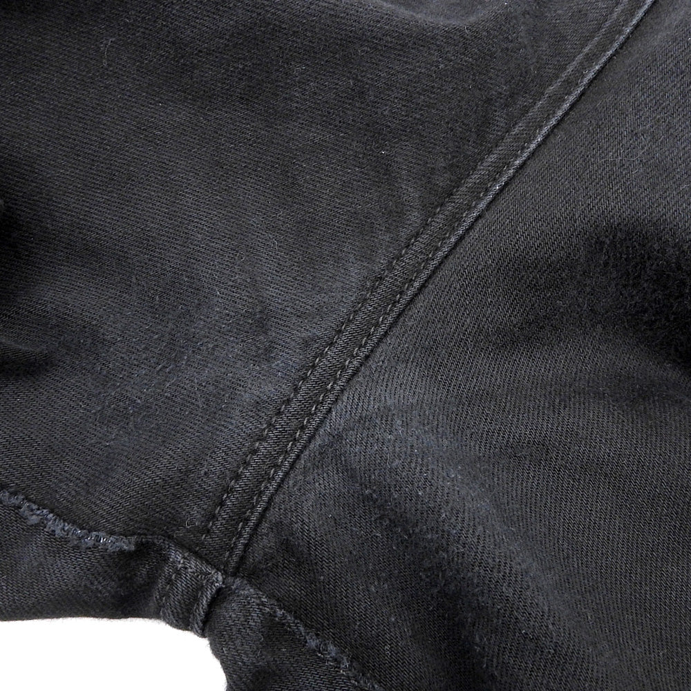 AMIRI アミリ ダメージ加工 サイドライン スキニー デニムパンツ ボトムス メンズ 黒 ブラック 34 ボトムス 34