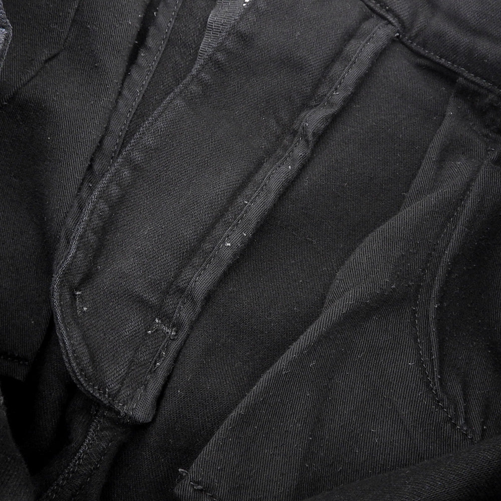 AMIRI アミリ ダメージ加工 サイドライン スキニー デニムパンツ ボトムス メンズ 黒 ブラック 34 ボトムス 34