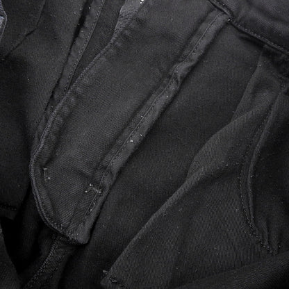 AMIRI アミリ ダメージ加工 サイドライン スキニー デニムパンツ ボトムス メンズ 黒 ブラック 34 ボトムス 34