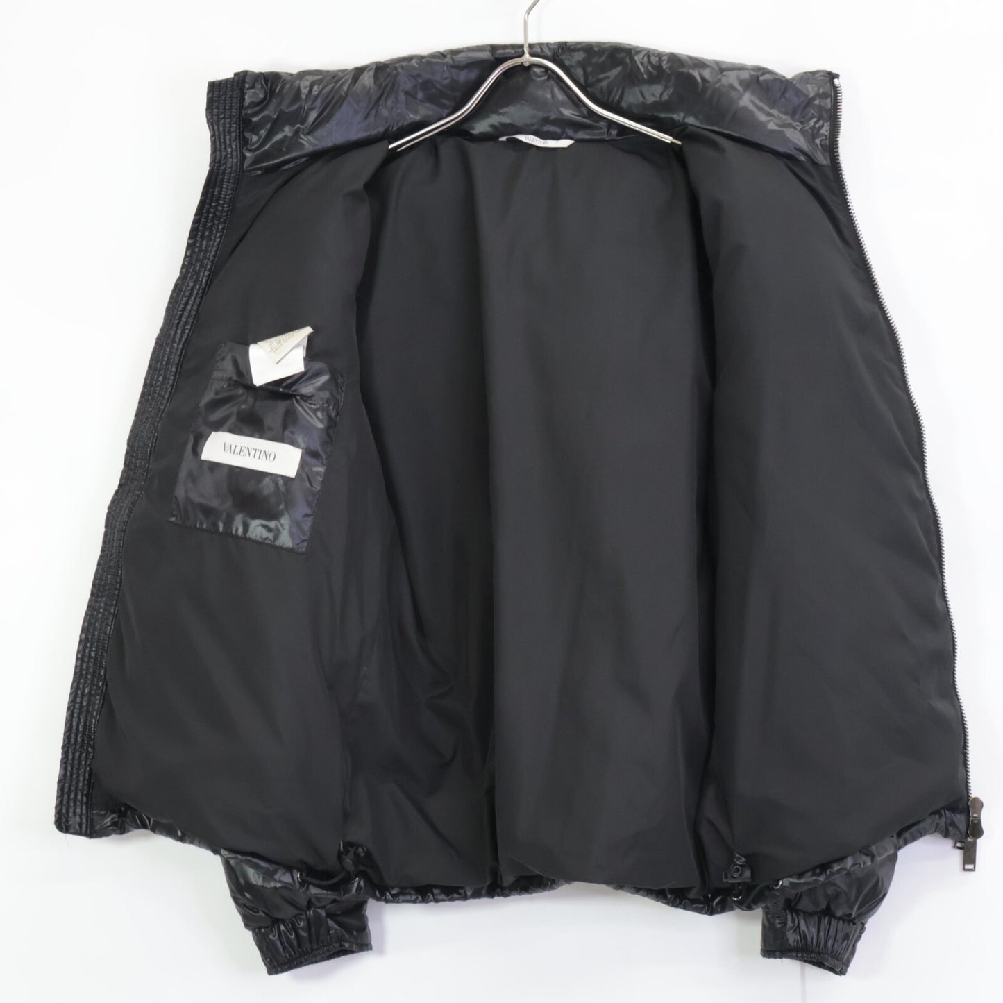 VALENTINO ヴァレンティノ 国内正規 WV3CNA317KQ ロゴシグネチャー ナイロンダウン ジャケット 44