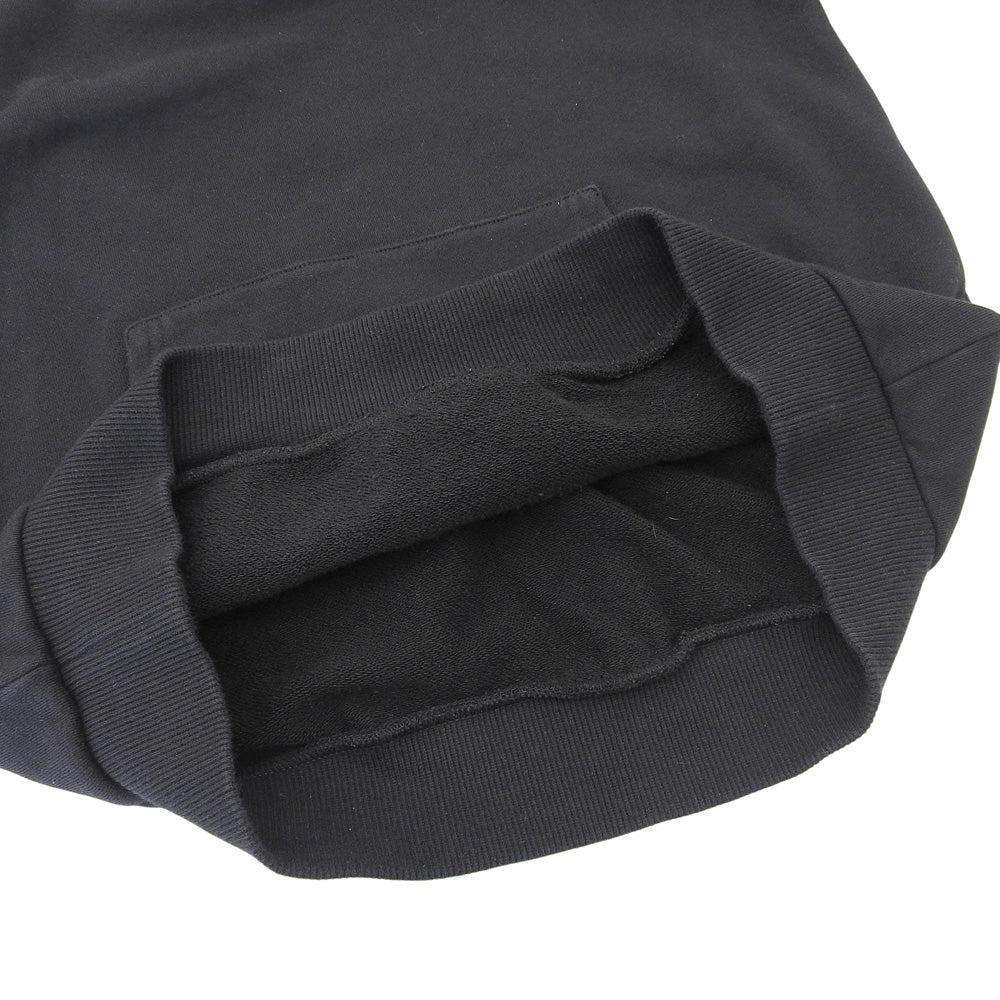 CELINE セリーヌ コットン ロゴプルオーバー パーカ トップス メンズ 黒 ブラック XS 2Y321670Q トップス XS